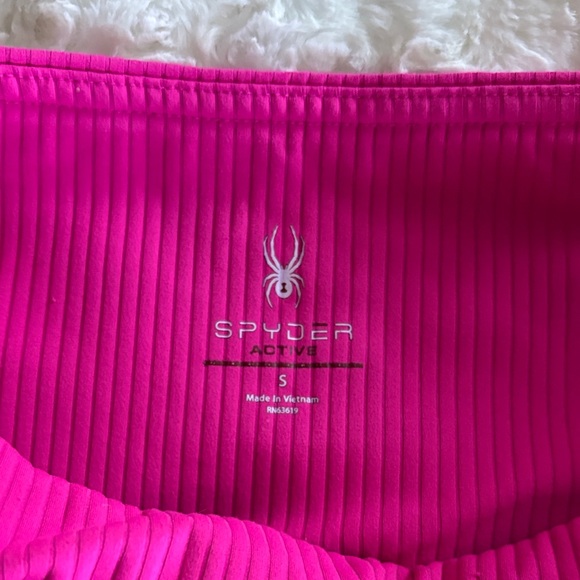 Spyder Women's Vibrant Pink Leggings - Picture 6 of 6